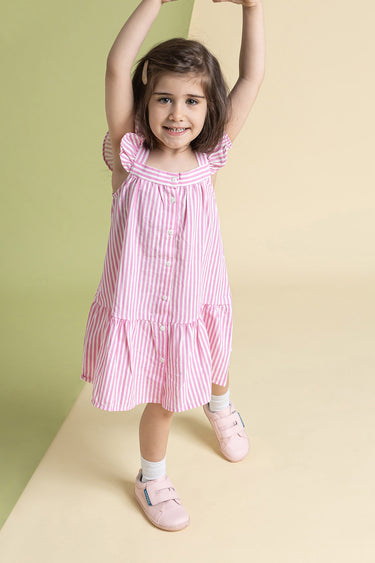 Smart Walker Casual Barefoot Kids Shoes Pink