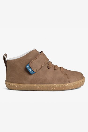 Smart Walker High Top Barefoot Kids Shoes Oak Brown