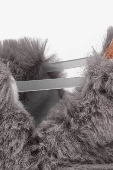 Furry Furry Barefoot Smart Booties Gray